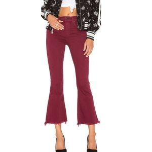 Rag and Bone Plum Cropped Jeans